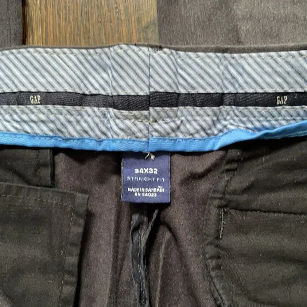 Men's Gap khakis straight fit 34x32 - Picture 3 of 4